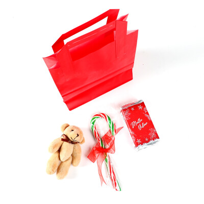 Yılbaşı Hediye Seti - Model 8 - Ayıcık Baston Şeker Dubai Çikolatası - 2