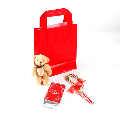 Yılbaşı Hediye Seti - Model 8 - Ayıcık Baston Şeker Dubai Çikolatası - 1