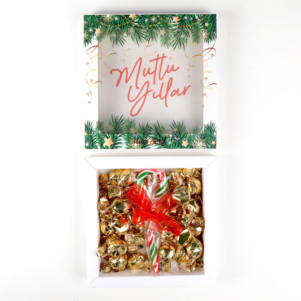 Yılbaşı Hediyesi Karamella Baston Şeker - 6