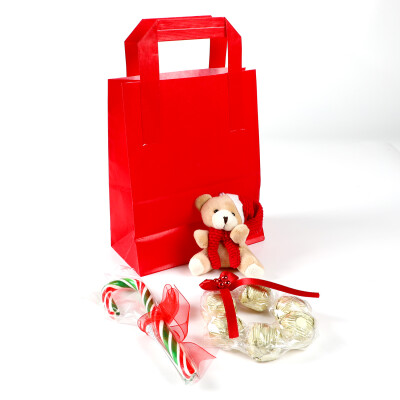 Yılbaşı Hediyesi Kristal Çikolata ve Baston Şeker Ayıcık - 3