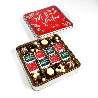 Yılbaşı Hediyesi (Madlen - Special Çikolata - Kahve Draje Metal Kutu) - 10