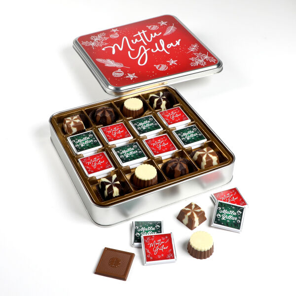 Yılbaşı Hediyesi (Madlen - Special Çikolata Metal Kutu) - 1