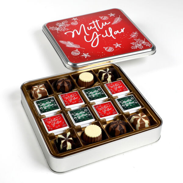 Yılbaşı Hediyesi (Madlen - Special Çikolata Metal Kutu) - 9