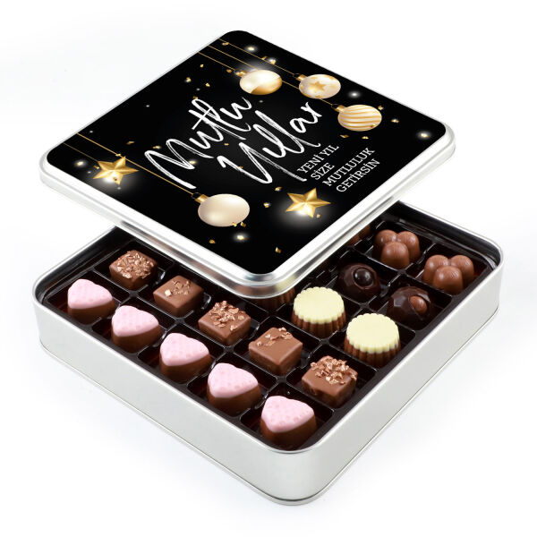 Yılbaşı Hediyesi Special Çikolata (Metal Kutu) Siyah - 1
